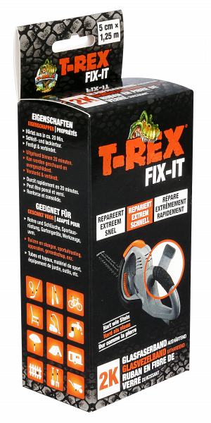 T-REX FIX-IT GLASFIBERTEJP 50MM X 1,25M (6ST/FRP)